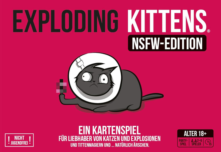 Exploding Kittens, Exploding Kittens: NSFW Edition (Auflage 2024), Grundspiel, Partyspiel, Version f