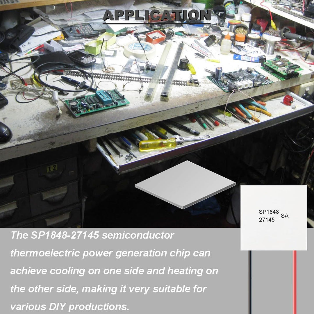 DAOKAI 4 Stück SP1848-27145 thermoelektrischer Stromgenerator, Kühler, Kühlung, Power-Plate-Modul, 4