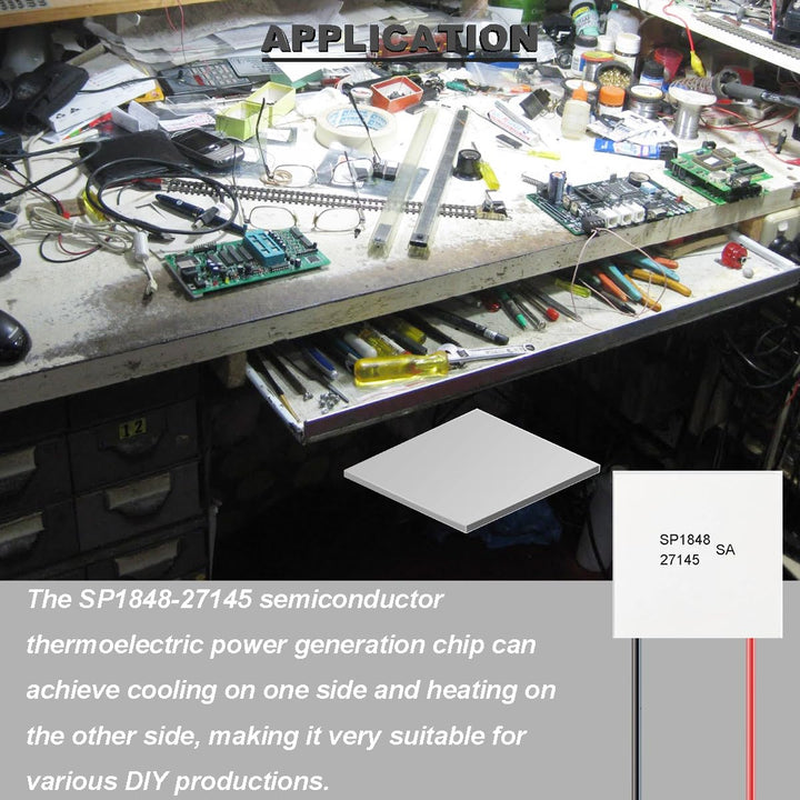 DAOKAI 4 Stück SP1848-27145 thermoelektrischer Stromgenerator, Kühler, Kühlung, Power-Plate-Modul, 4