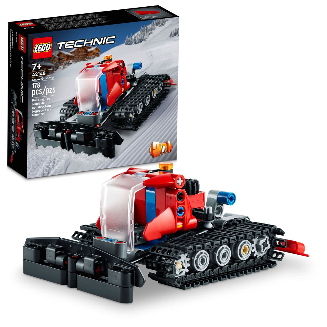 LEGO Technic Snow Groomer to Snowmobile 42148, 2in1 Fahrzeugmodell-Set, Ingenieur-Spielzeug, Winter