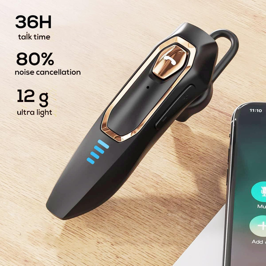 Micool Headset Bluetooth Handy, mit Geräuschunterdrückung Mikrofone Freisprech Bluetooth 5.4 Headset