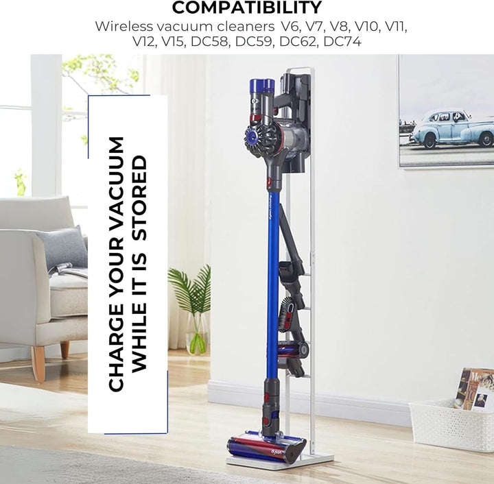 MAGIC SELECT Staubsaugerhalter kompatibel mit Dyson V15 V12 V11 V10 V8 V7 V6 – DC58/ DC59/ DC62/ DC7
