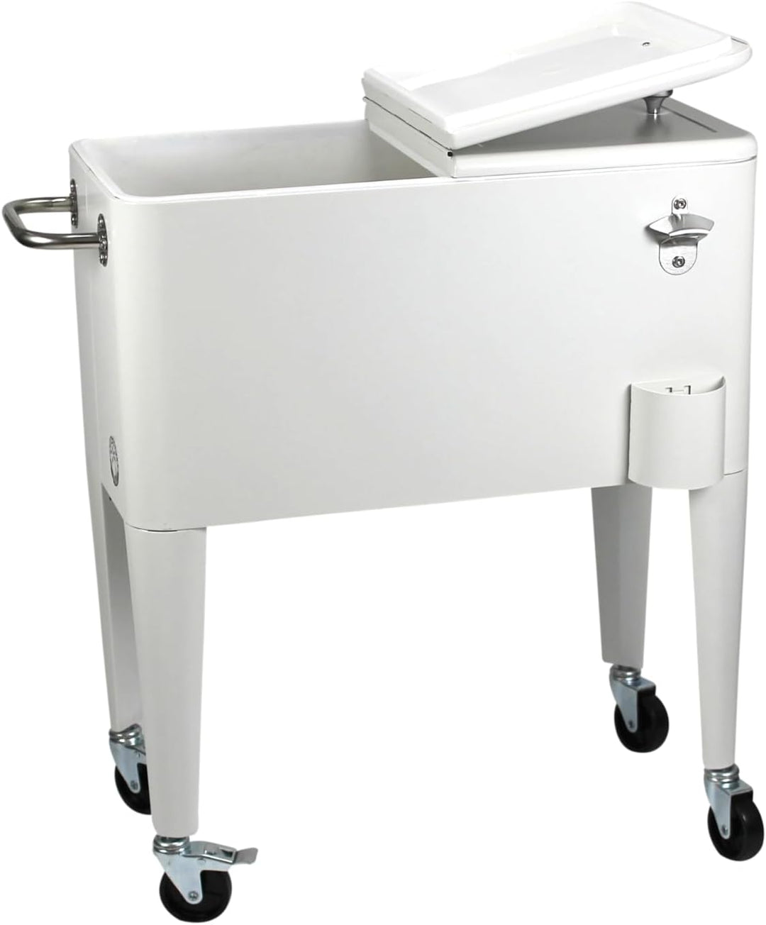 Kailua Cooler - Kühlbox, Kühlwagen, Getränkekühler Weiss, Weiss
