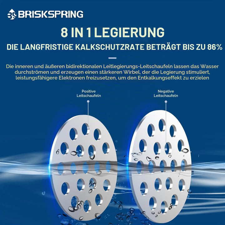 Wasserenthärter, Wasserentkalker 1“ Anschluss Warmwasserbereiter-wasser, 5 m³/h, verhindert Kalkabla