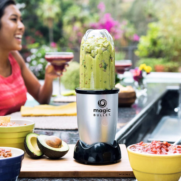 Magic Bullet, Elektrischer Mixer, Zerkleinerer, Smoothiemixer, Smoothie Maker, 200 Watt Leistung, Ei