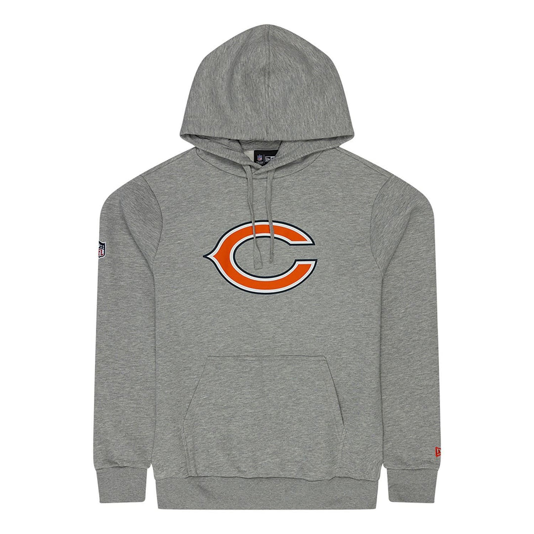 New Era - Chicago Bears - Hoody - Team Logo Po Hoody - Heather Grey S Gray, S Gray