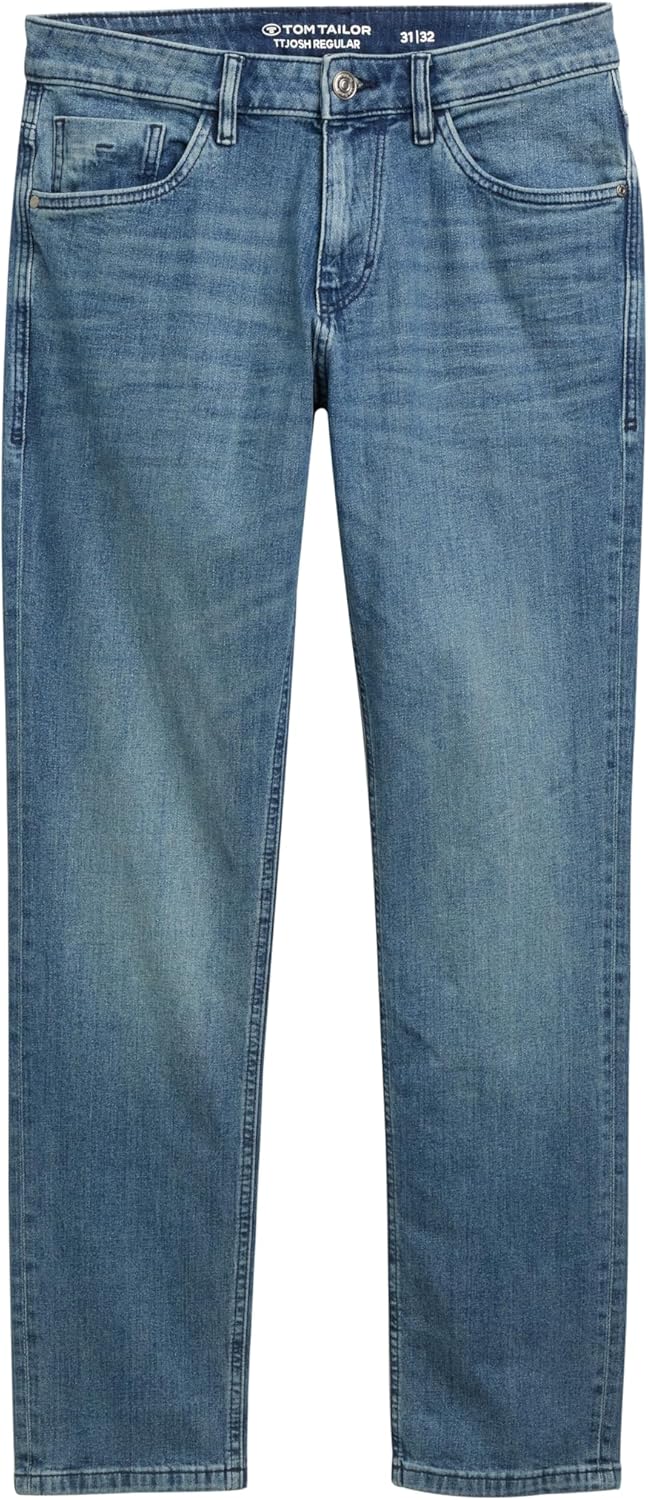 Tom Tailor Herren Marvin Straight Jeans 28W / 30L 10281 - Mid Stone Wash Denim, 28W / 30L 10281 - Mi