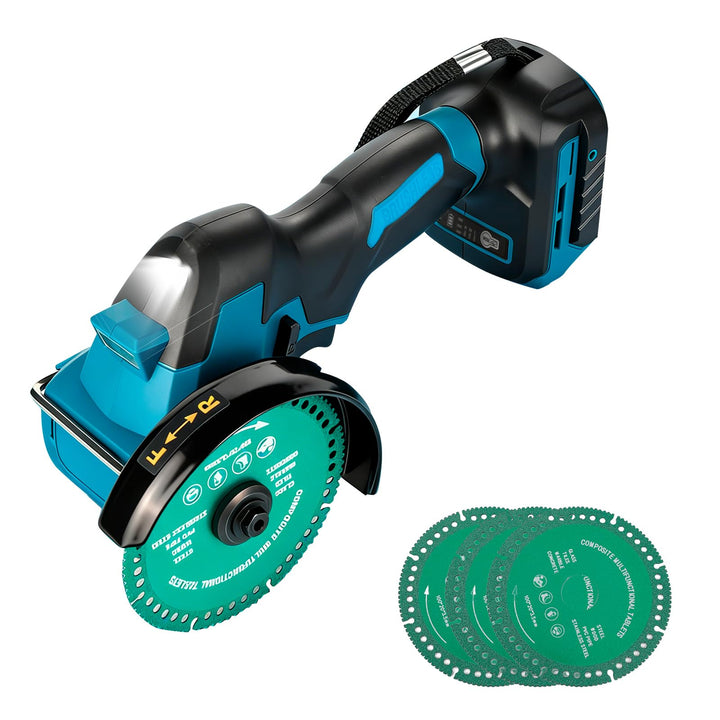 Akku-Winkelschleifer für Makita 18 V, bürstenloser Mini-Winkelschleifer, 18000 U/min, 100 mm, kleine