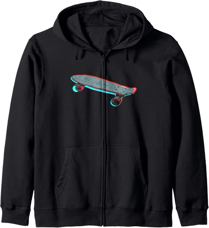 Skater Geschenk Skateboard Skateboardfahrer Kapuzenjacke