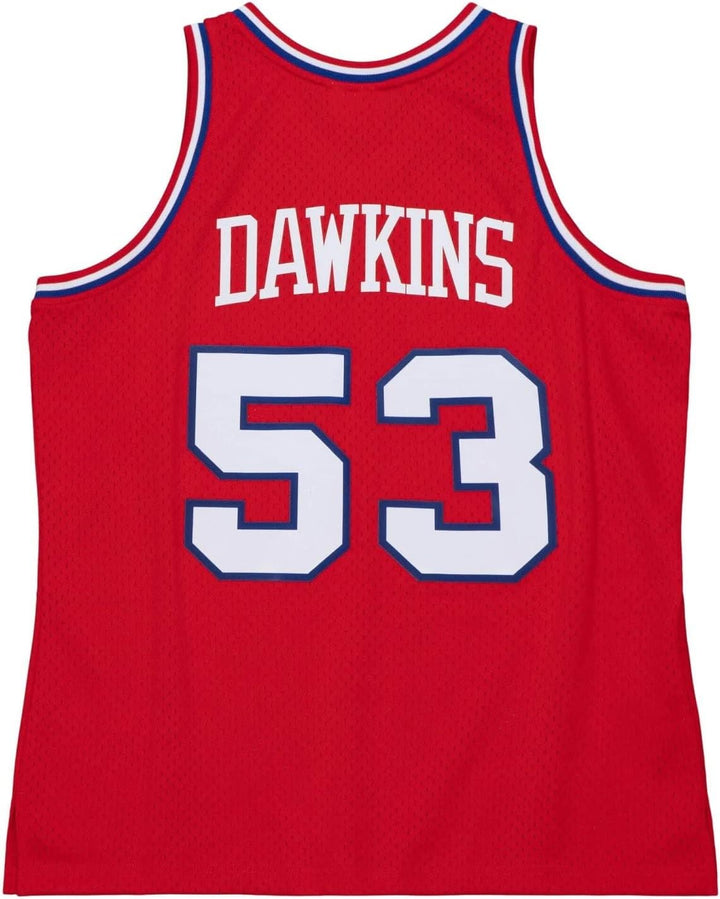 Mitchell & Ness Darryl Dawkins Philadelphia 76ers 1979 Swingman Jersey XXL Rot, XXL Rot