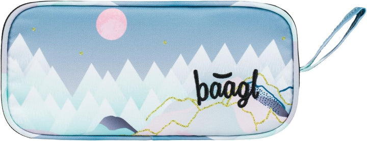 Baagl Federmäppchen für Mädchen, Schule Mäppchen, Federmappe mit 3 Fächer, Federtasche für Teenager,