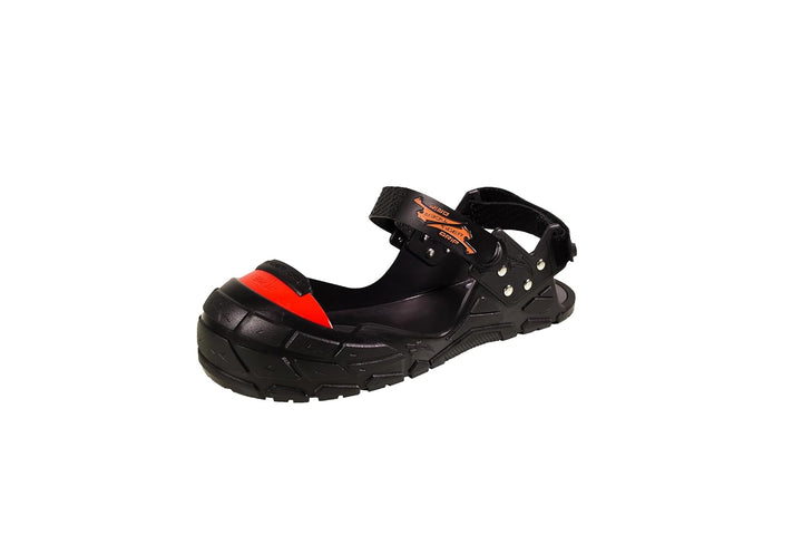 Tiger-Grip VISITOR PREMIUM Sicherheits-Überschuh, schwarz, medium (37-42 EU, grau), Schutzkappe, rut