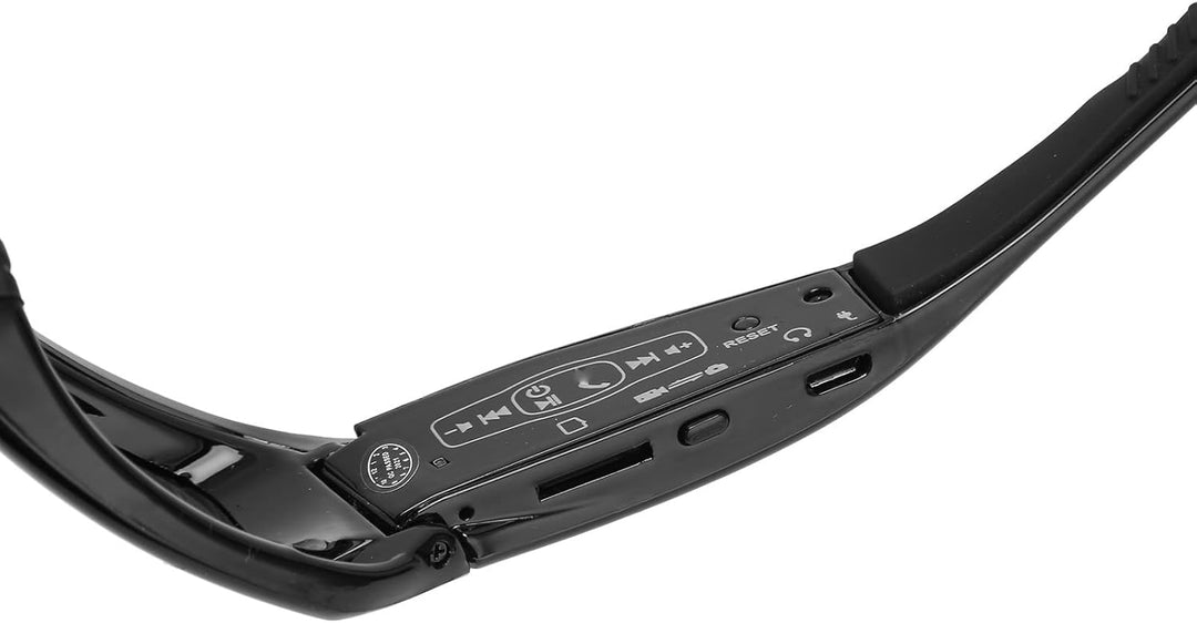 Asixxsix Bluetooth-Sonnenbrillenkamera, 1080P-Videorecorder mit Polarisierten Linsen, Tragbare Brill