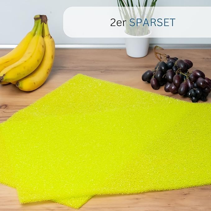 Westmark Kühlschrankmatten – 4 Matten mit antibakterieller Wirkung und Luftpolstern, ideal zur Lager