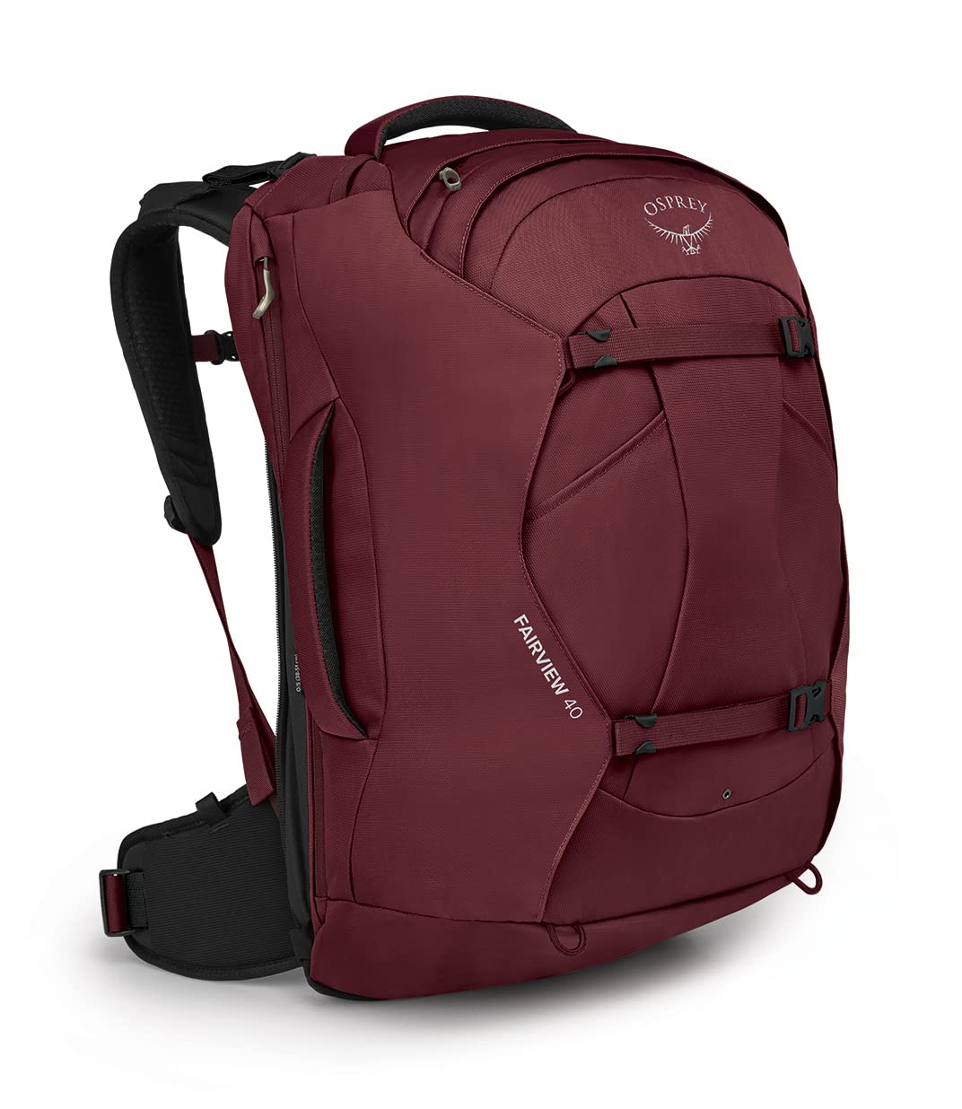 Osprey Damen Fairview 40 Rucksack (1er Pack) Zirkon Rot Einheitsgrösse Single, Zirkon Rot Einheitsgr