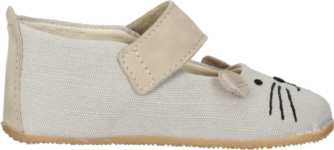 Living Kitzbühel Mädchen Babyballerina Maus Hausschuh, Sandstorm