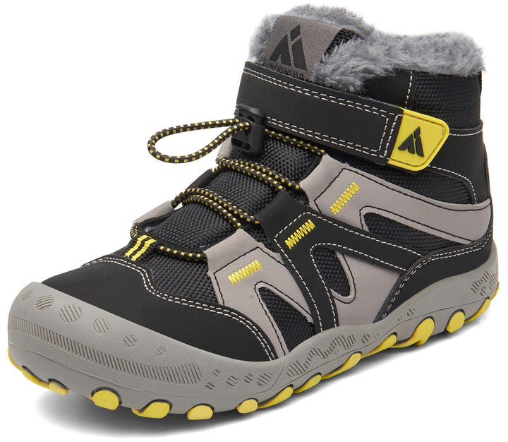 Mishansha Kinder Winterschuhe Warm Gefüttert Winterstiefel Jungen Mädchen Schneestiefel Outdoor Ruts