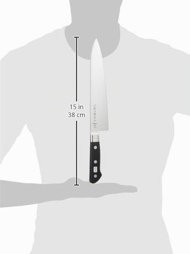 Tokyo Design Studio Kochmesser Tojiro DP 3-lagig, 24 cm, Stahl, Silber, 24 x 4 x 1 cm