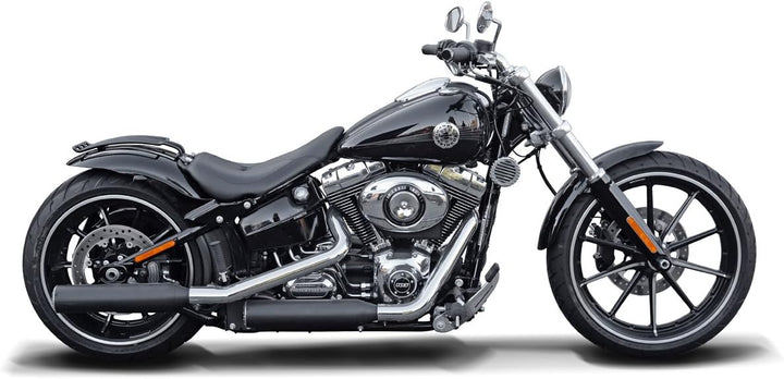 Gepäckträger schwarz für Harley Davidson Softail und Cruiser HD von Buffalo Bag.