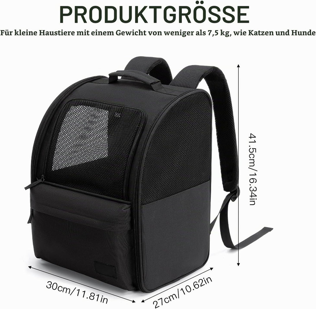 Hunderucksack und Katzenrucksack, 5kg Katzentransporttasche, Katzen Tragetasche Rucksack, Verschleis