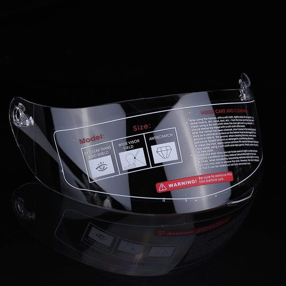 Motorrad Helm Visier Lens Windschutzscheibe Ersatz für 316 902 AGV K5 K3SV transparent (nicht für K3