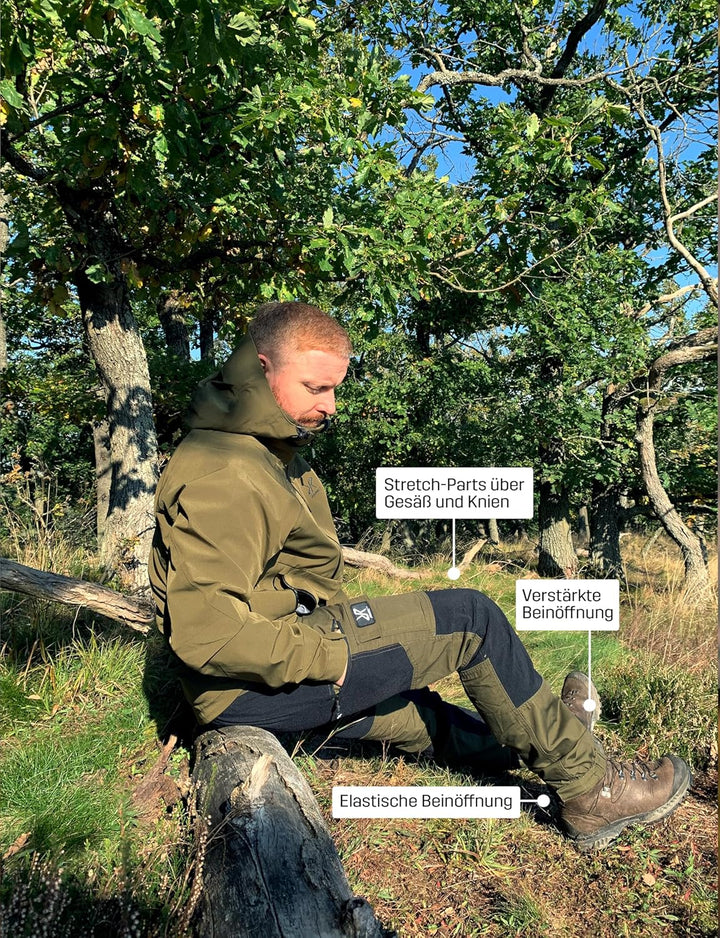 RevolutionRace Herren Nordwand Pants, Hose zum Wandern und für viele Outdoor-Aktivitäten S Dark Oliv