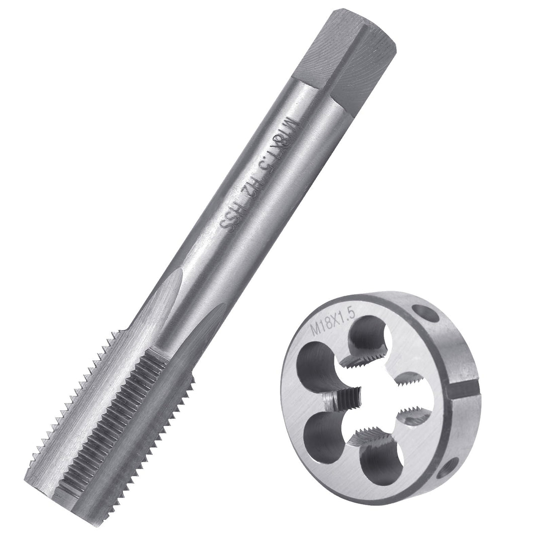 BIGP Gewindebohrer M18 X 1.5, Metrisch Gewindeschneid und Gewindeschneideisen, HSS Gewindebohrer und