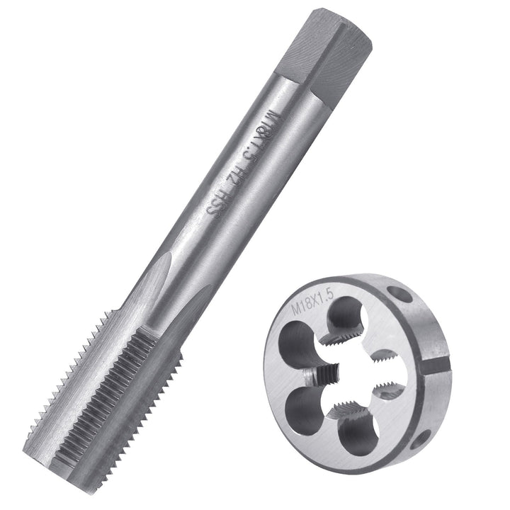 BIGP Gewindebohrer M18 X 1.5, Metrisch Gewindeschneid und Gewindeschneideisen, HSS Gewindebohrer und