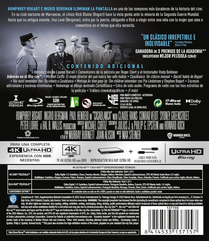 Casablanca (4K UHD+BD)
