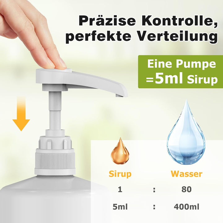 Dosierpumpe Kompatibel mit Best Body vital Drink Nutrition, 5 Stück Vital Drink Erstazpumpe Wiederve