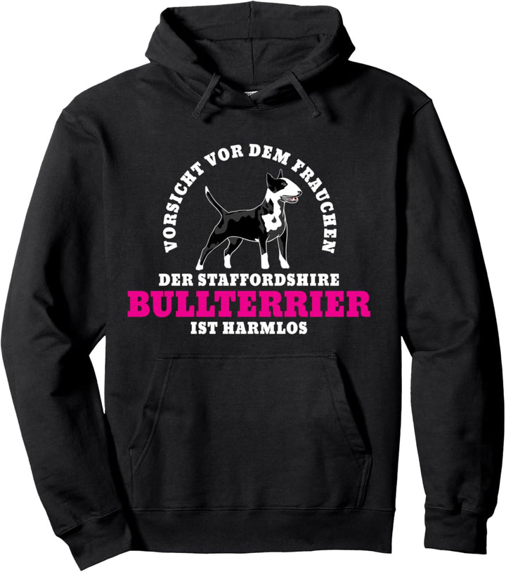 Lustiges Bullterrier Frauen Frauchen Pullover Hoodie