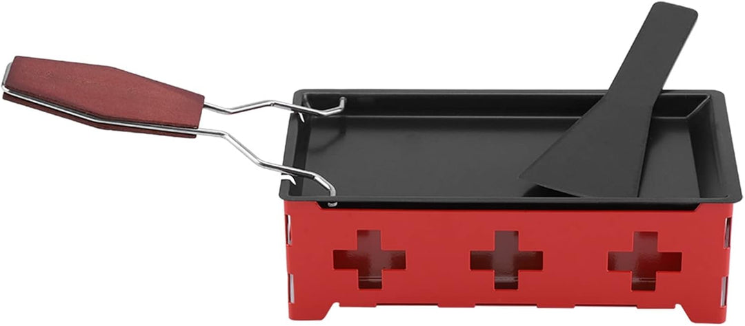 Käse Raclette Rotaster Tragbare Antihaft Backblech Herd Set Holzgriff Home Kitchen Grill Werkzeug mi