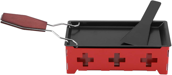 Käse Raclette Rotaster Tragbare Antihaft Backblech Herd Set Holzgriff Home Kitchen Grill Werkzeug mi