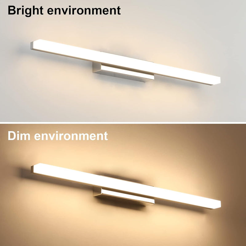 Klighten 14W 60CM LED Spiegelleuchte Bad, IP44 Badleuchte Badlampe Wand, Spiegellampe Badezimmer Lam