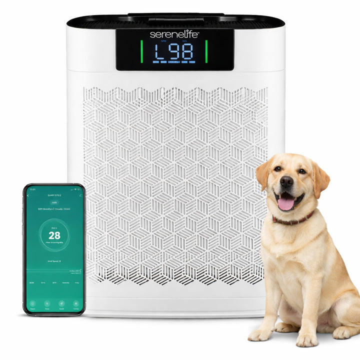 SereneLife Luftreiniger- für Allergiker mit HEPA Filter - 99,97% gegen Staub, Pollen, Schimmel &Tier