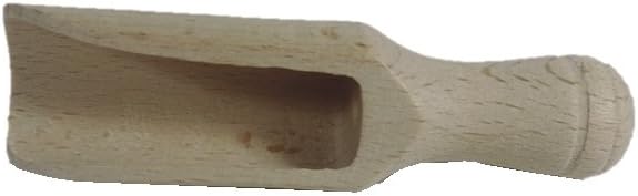 mikken 8 Gewürzgläser 150ml mit Korkverschluss inkl. einer kleinen Holzschaufel 7,5 cm, 150ml