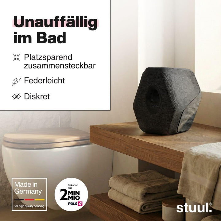 STUUL Toilettenhocker für Erwachsene - natürliche Hilfe bei Verstopfung, Hämorrhoiden & Darmbeschwer