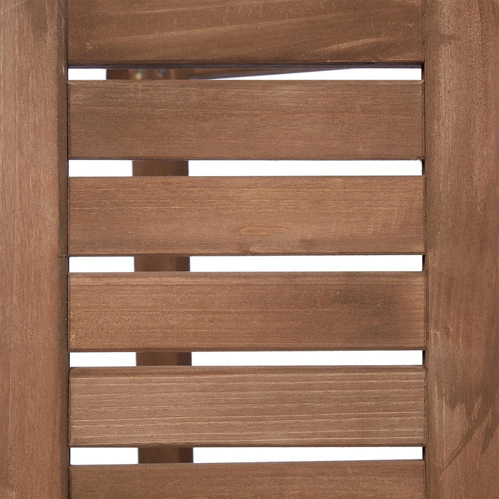 Relaxdays 50x50x50 cm, braun, 10038646_0 Klapptisch aus Holz, für Wohnzimmer, Balkon & Terrasse, tra