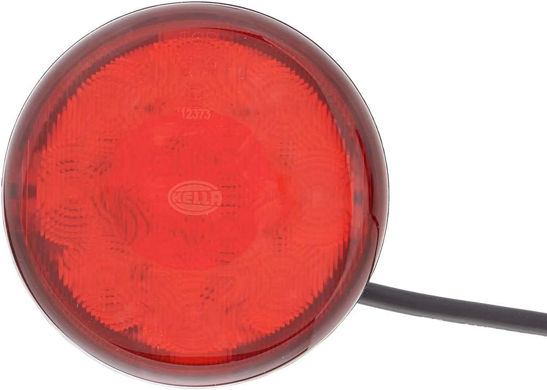 HELLA - Heckleuchte - 83mm - LED - 24V - Anbau/geschraubt - Lichtscheibenfarbe: rot - Kabel: 2500mm