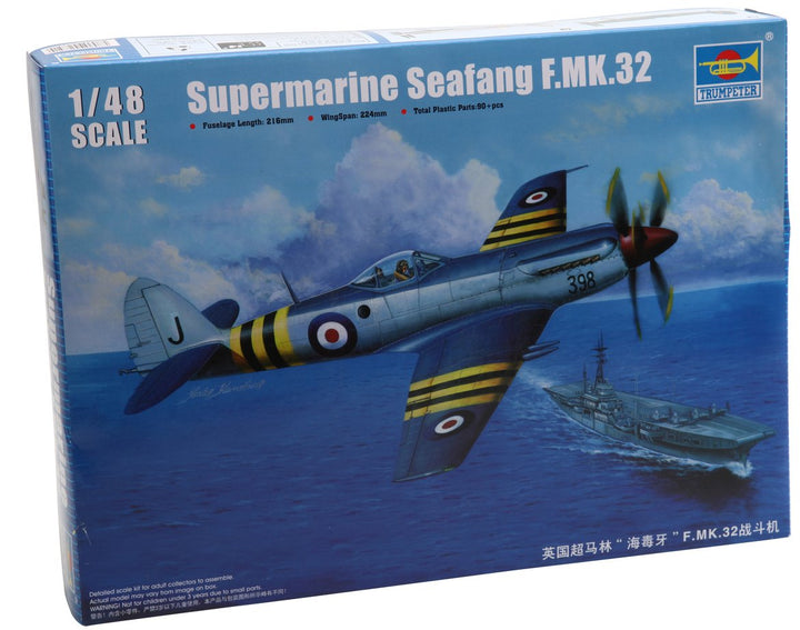 Trumpeter 02851 Modellbausatz Supermarine Seafang F.MK.32 Fighter