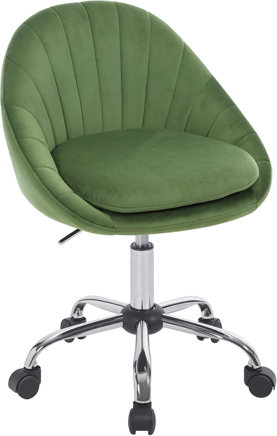 WOLTU Homeoffice Stuhl, Bürostuhl ergonomisch, Schminkstuhl drehbar, Drehstuhl mit Rollen, Schreibti