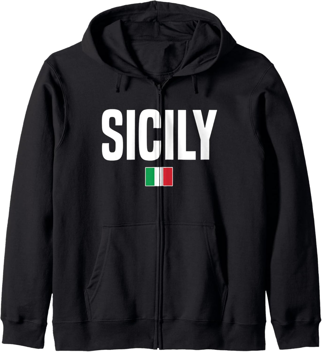 Sicilia Sicily Sizilianisch Sizilien Kapuzenjacke