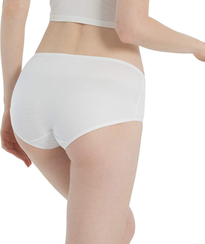 INNERSY Unterhosen Damen Baumwolle Atmungsaktive Hipster Unterwäsche Basic Bequem Panties 6er Pack X