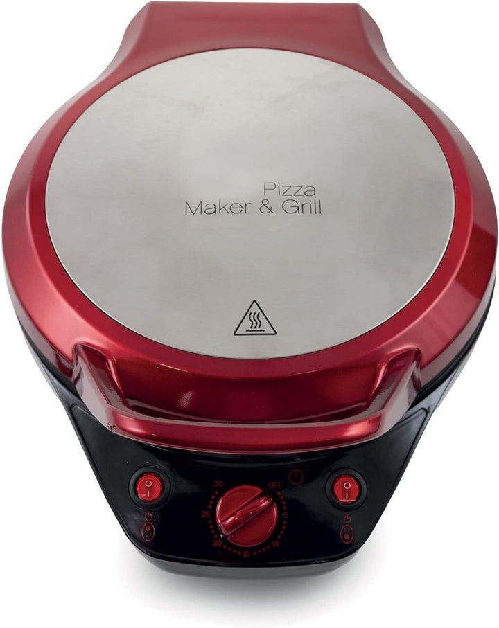 Galileo Casa 2192057 Pizza Grill 1200w Öffnung 180 Grad, Rot