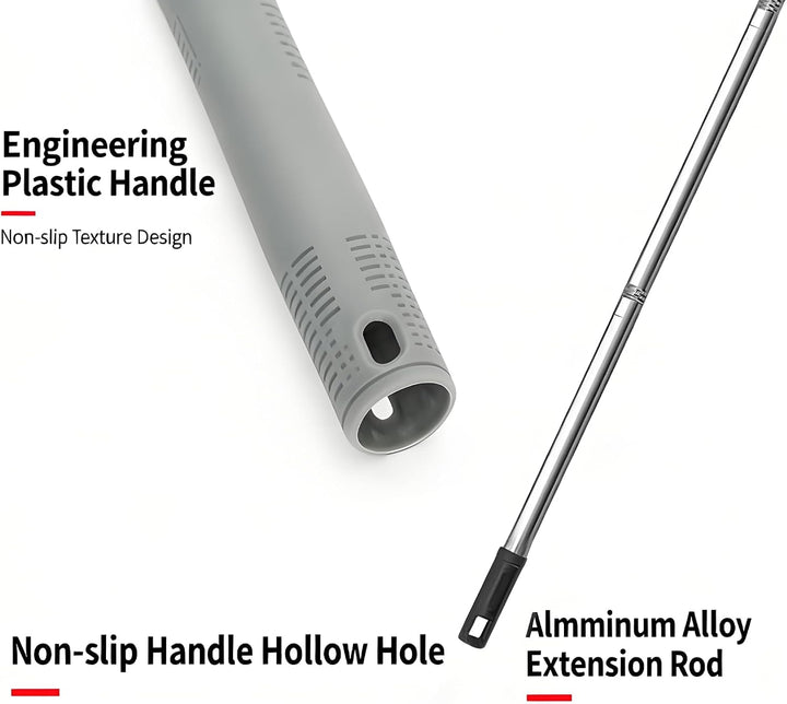 Tapetenentferner Kit,Pole Scraper(Verstellbar Von 75-155cm),Tapetenschaber Mit Gummigriff,Tapetenkra