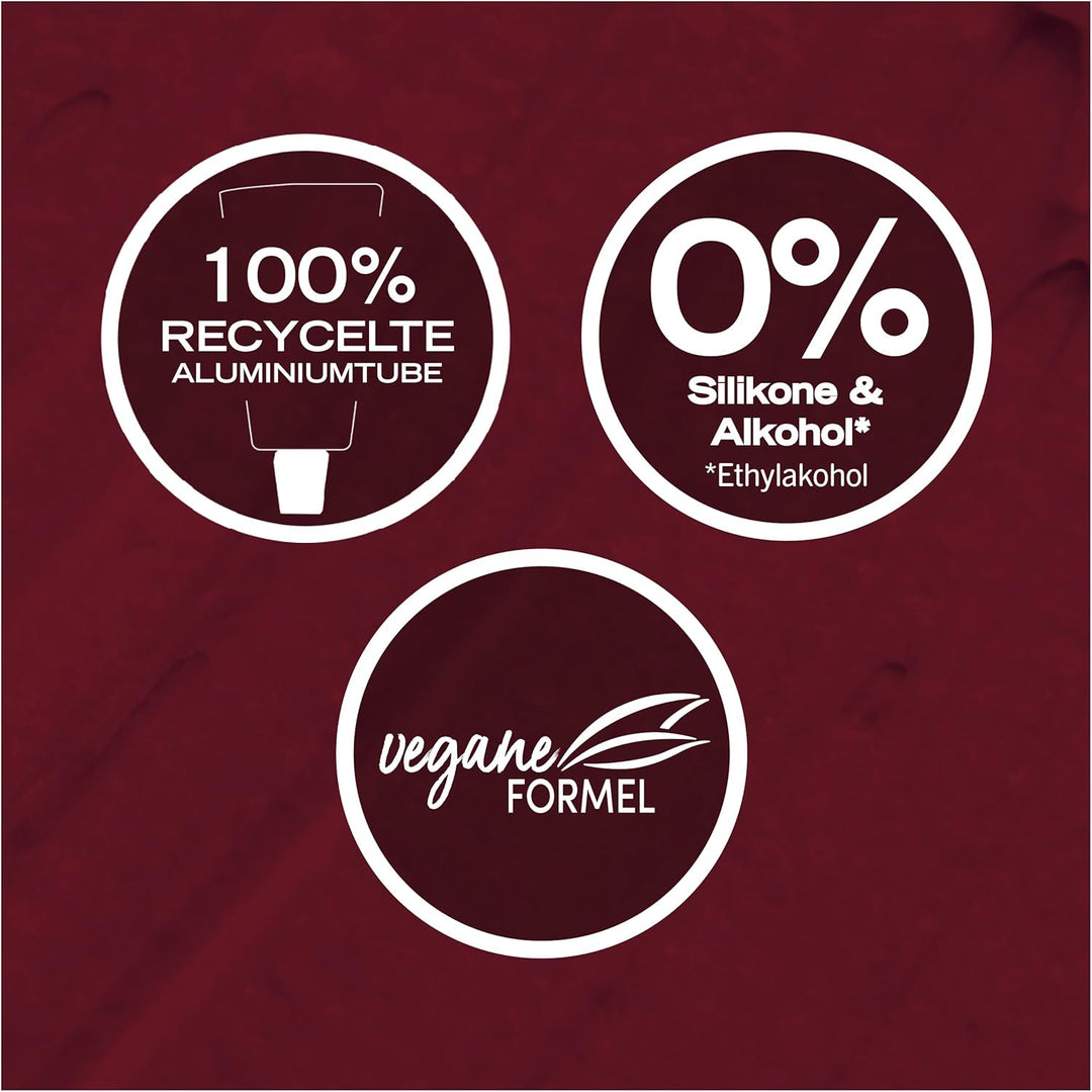 Schwarzkopf Live Urban Metallics U68 Ruby Glaze (3 x 142,5 ml), Haarfarbe mit integriertem Metallic