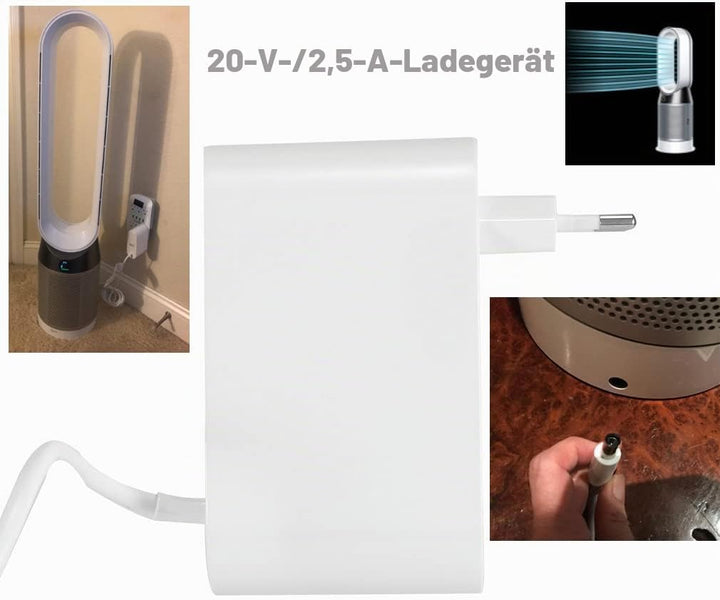 20V Netzteil Ladegerät für Dyson Ventilator/Luftreiniger TP04 TP05 TP06, DP04 BP01 PH02 PH04 PH09, L