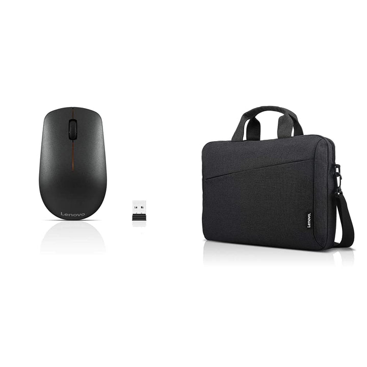Lenovo 400 kabellose Maus - beidhändiges Design, Nano-USB-Anschluss, kompatibel mit Windows-Laptops
