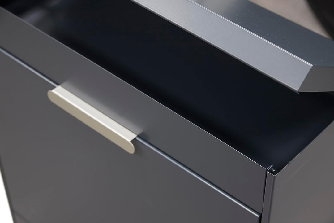 ARREGUI Ecoclas Plus CR624-E Mülltrennsystem aus Stahl mit Aufbewahrungsbox mit Deckel | 4x17L (68L)