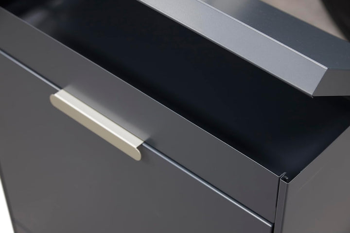 ARREGUI Ecoclas Plus CR624-E Mülltrennsystem aus Stahl mit Aufbewahrungsbox mit Deckel | 4x17L (68L)